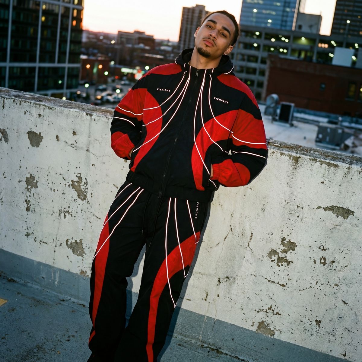 Vie+Riche "God Particle" Jacket Set - Black