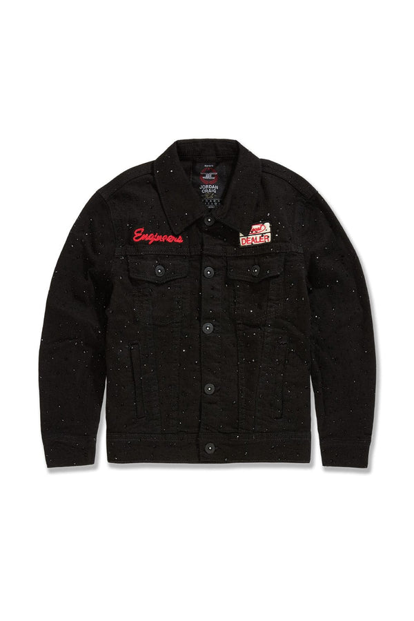 Jordan Craig Kids "The Local Dealer" Rhinestone Denim Trucker Jacket
