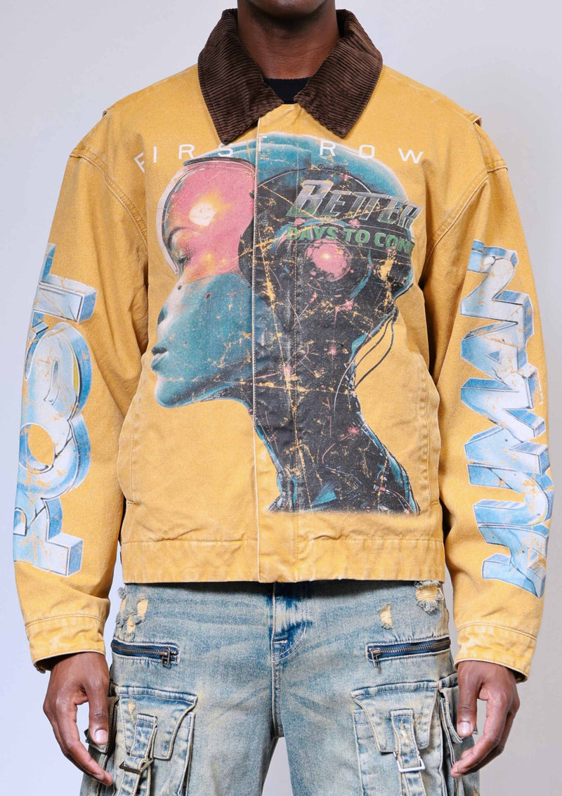 First Row "Post Human New Born" Wheat Jacket