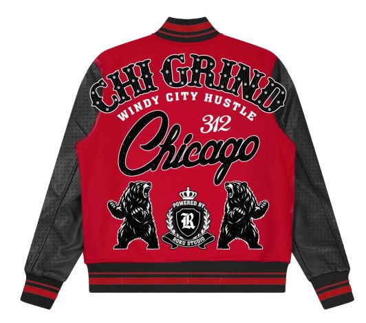 Roku "Chi Grind" Varsity Jacket