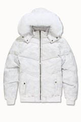 See You In Paradise "The Wild One" Puffer Leather Jacket