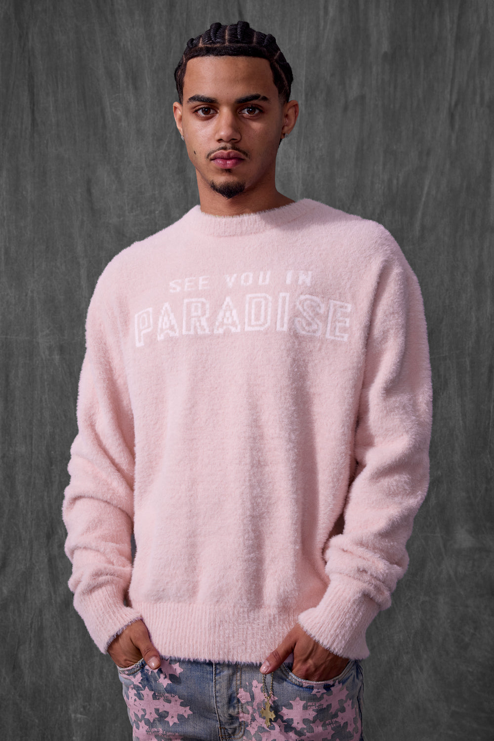 See You In Paradise Plush Crewneck Sweater