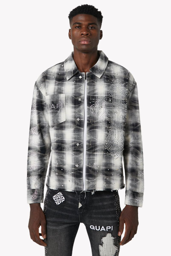 Guapi Cloud Grey Cross Flannel