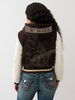 True Religion Women's Anniversary Embroidered Varsity Jacket