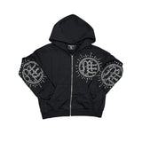 Mixed Emotion "Eclipse" Black Rhinestone Hoodie