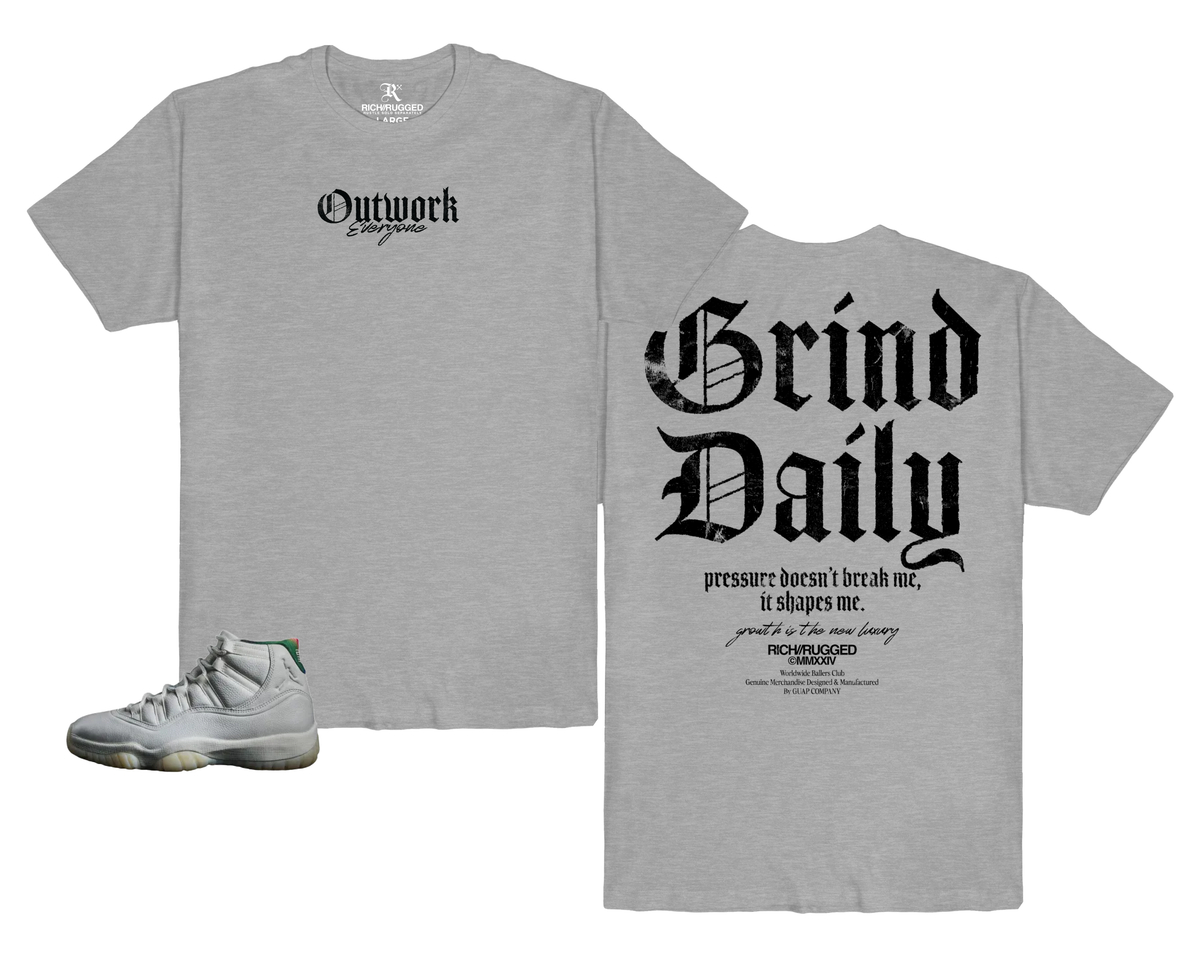 Rich/Rugged "Grind Daily" Graphic T-Shirt