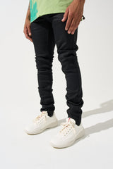 Serenede "Caviar 7" Wax Jet Black Jeans