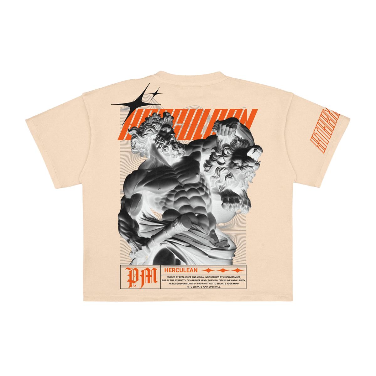 Premium Milano "Herculean Strength" Crewneck Graphic Tee