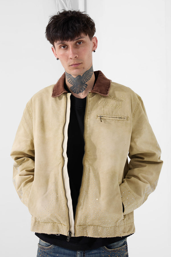 See You In Paradise "Lucid Dreams" Rhinestone Work Jacket