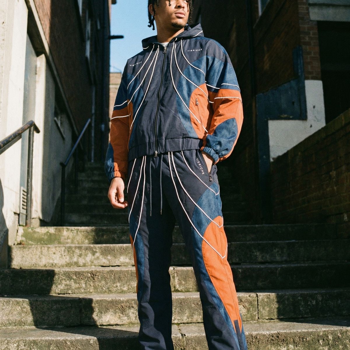 Vie+Riche "God Particle" Jacket Set - Blue