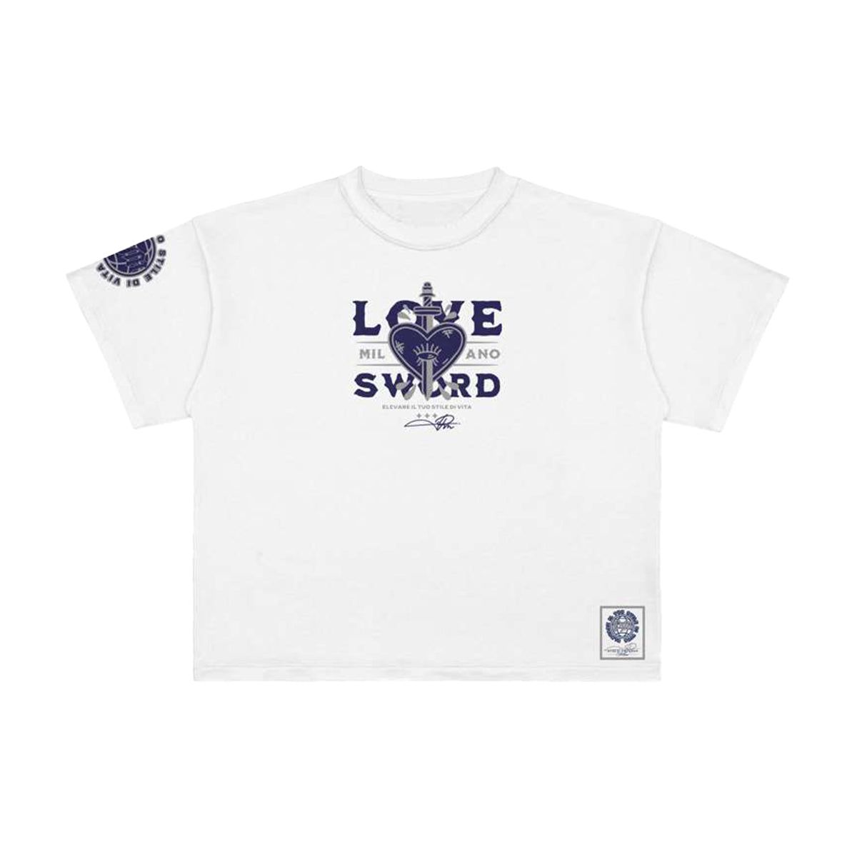 Premim Milano "Love Sword" Crewneck Graphic Tee