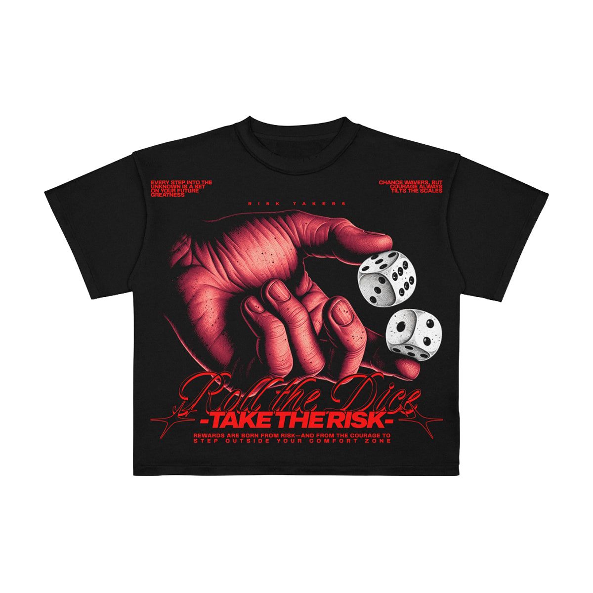 Premium Milano "Roll the Dice" Crewneck Graphic Tee