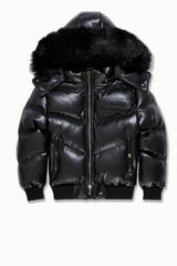 See You In Paradise "The Wild One" Kids Puffer Leather Jacket