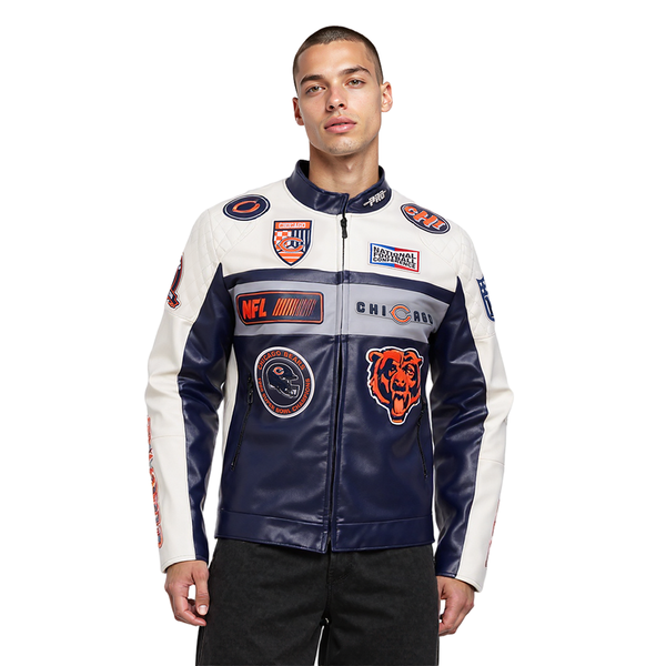 Pro Standard Bears Motto Leather Jacket