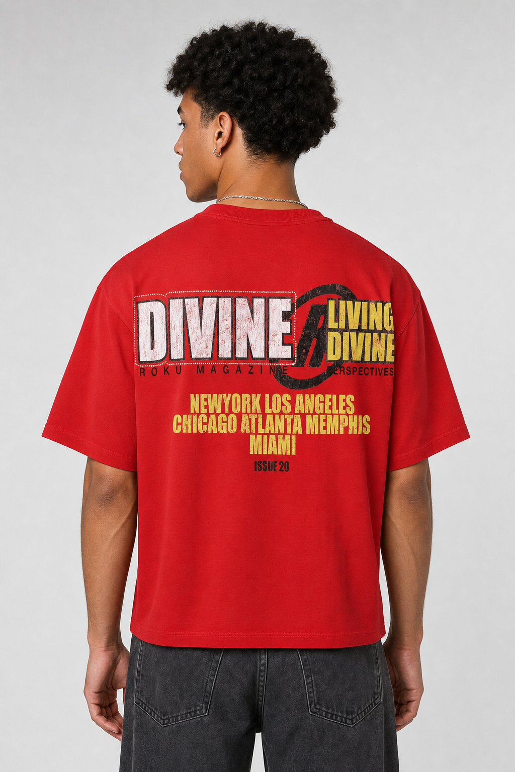 Roku "Living Divine" Boxy Tee