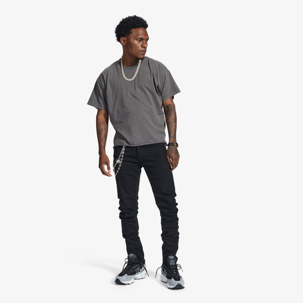 Melee "Noctis" Skinny Normal Jeans - Black