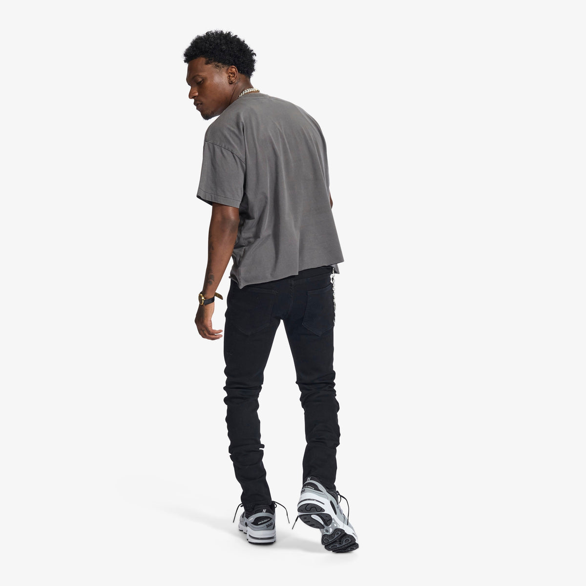 Melee "Noctis" Skinny Normal Jeans - Black