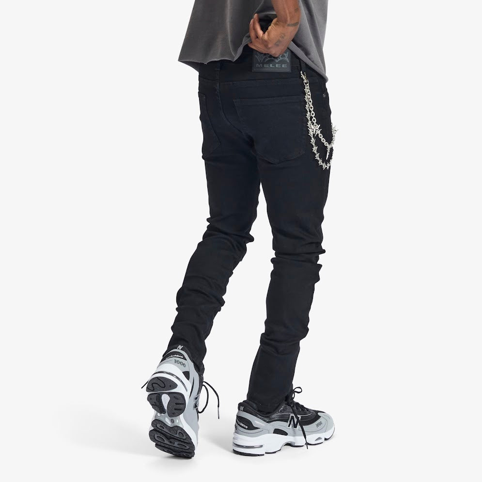 Melee "Noctis" Skinny Normal Jeans - Black