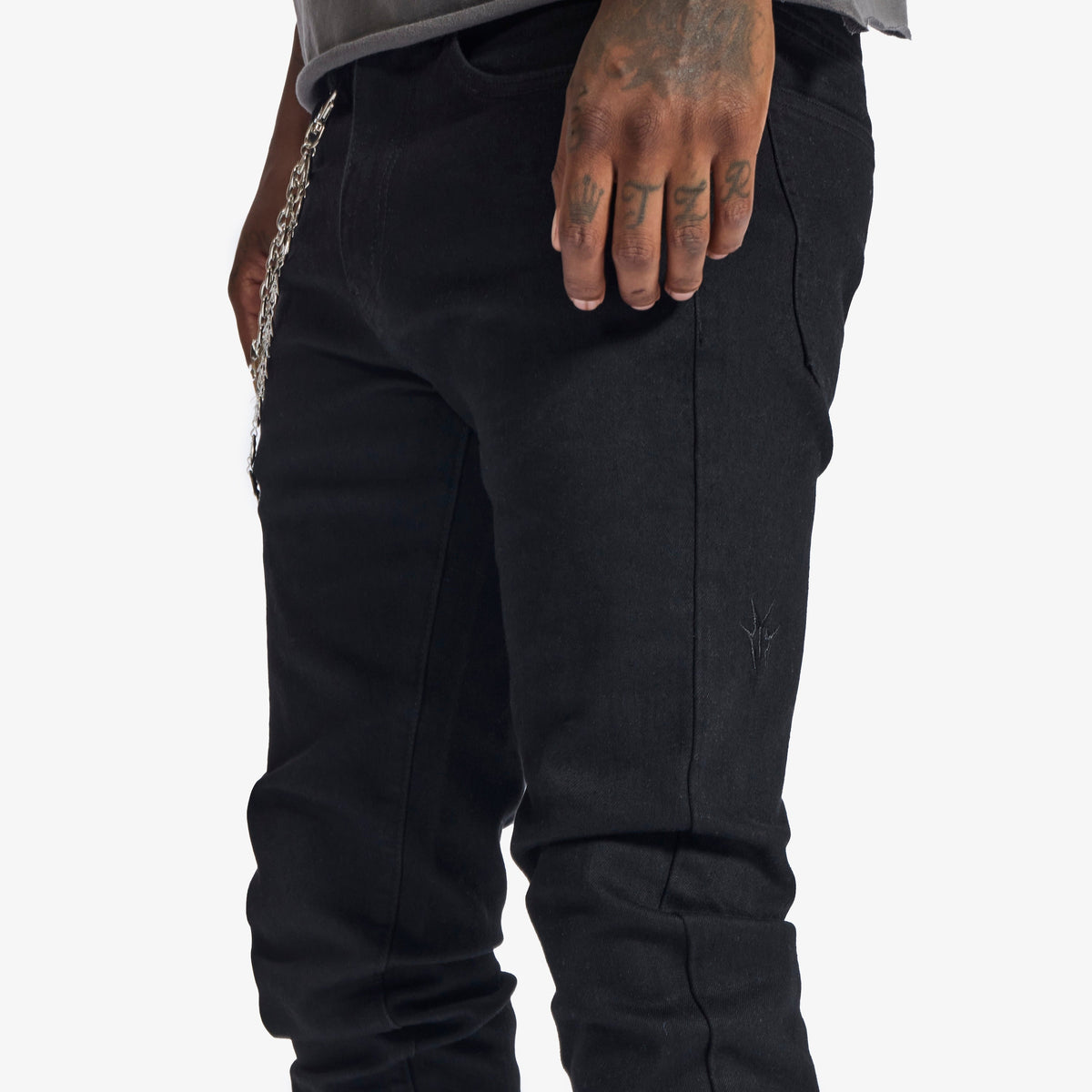 Melee "Noctis" Skinny Normal Jeans - Black