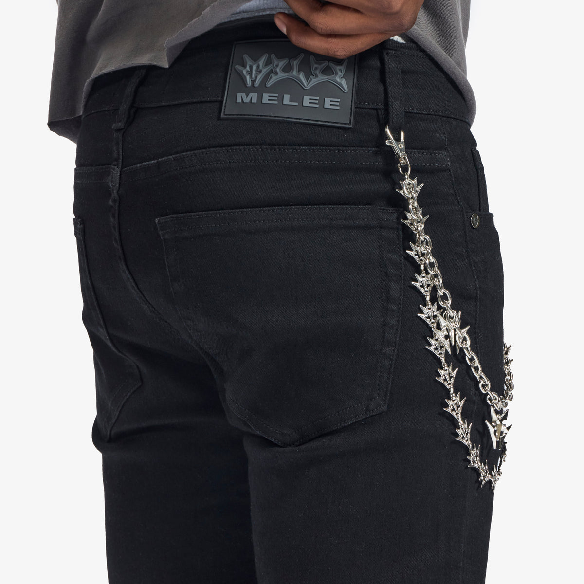 Melee "Noctis" Skinny Normal Jeans - Black