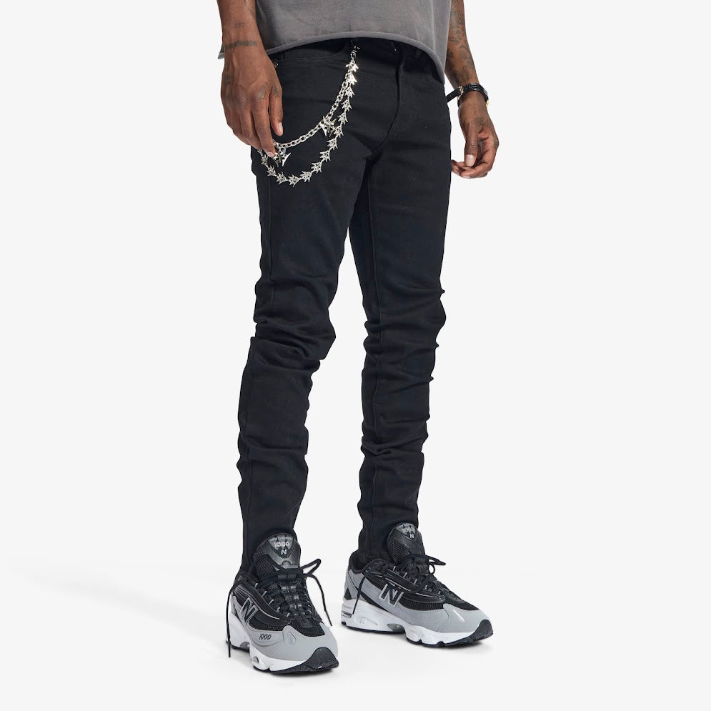 Melee "Noctis" Skinny Normal Jeans - Black
