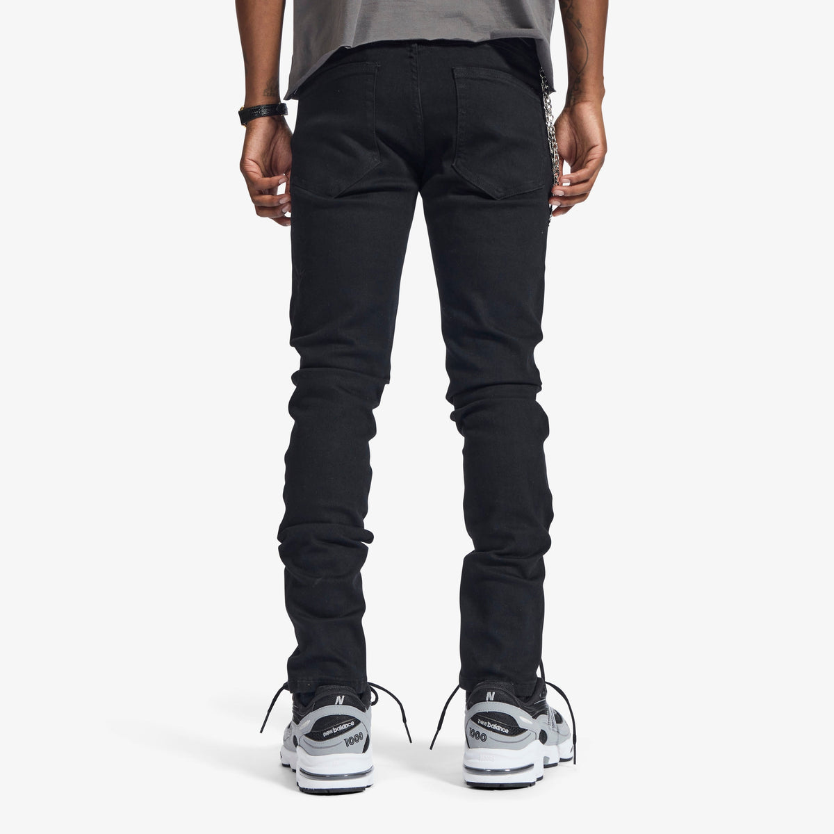 Melee "Noctis" Skinny Normal Jeans - Black