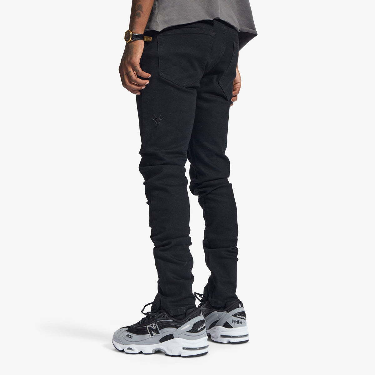 Melee "Noctis" Skinny Normal Jeans - Black