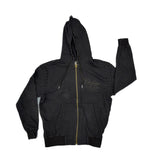 See You In Paradise "Travel Agent" Pearl Stud Zip-up Hoodie