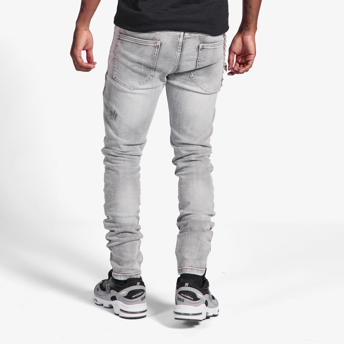 Melee "Siberia Jeans" Skinny Jeans - Grey