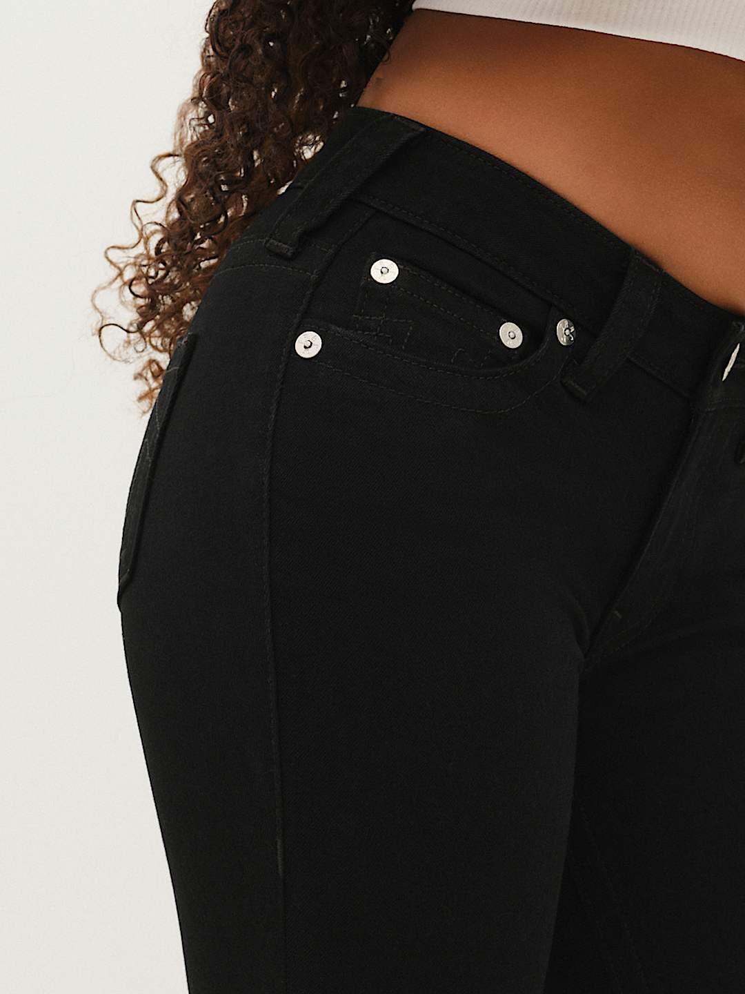 True Religion Women's Jennie Mid Rise Curvy Skinny Jean