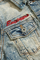 Jordan Craig Kids "The Local Dealer" Rhinestone Denim Trucker Jacket