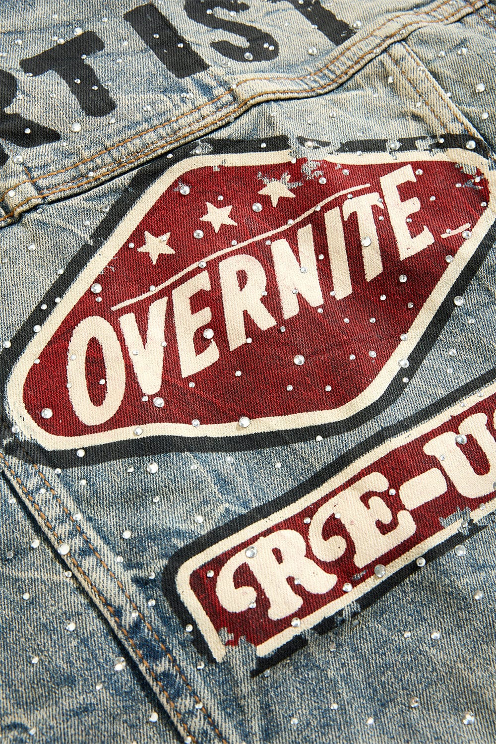 Jordan Craig Kids "The Local Dealer" Rhinestone Denim Trucker Jacket