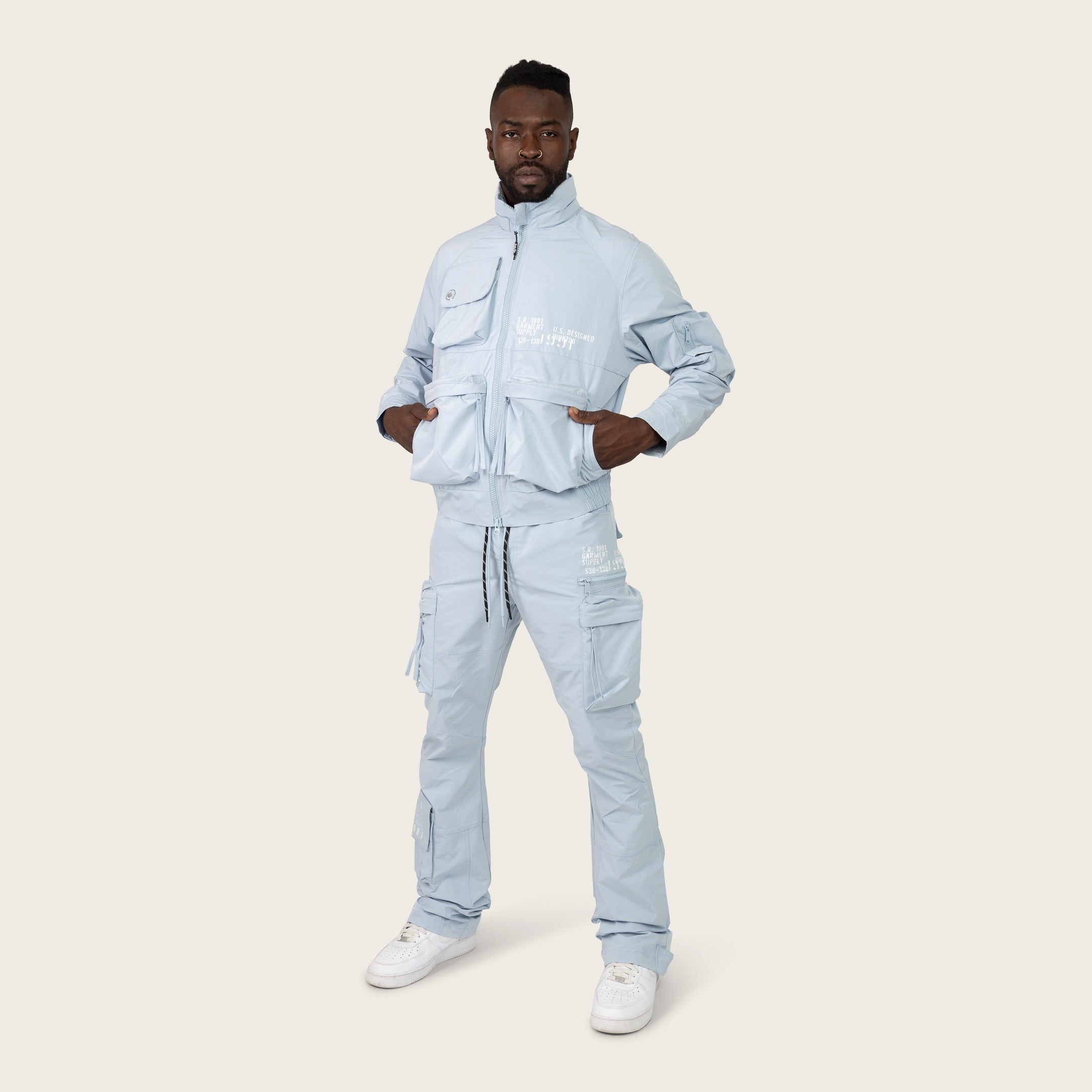 Smoke Rise Utility Windbreaker Jacket