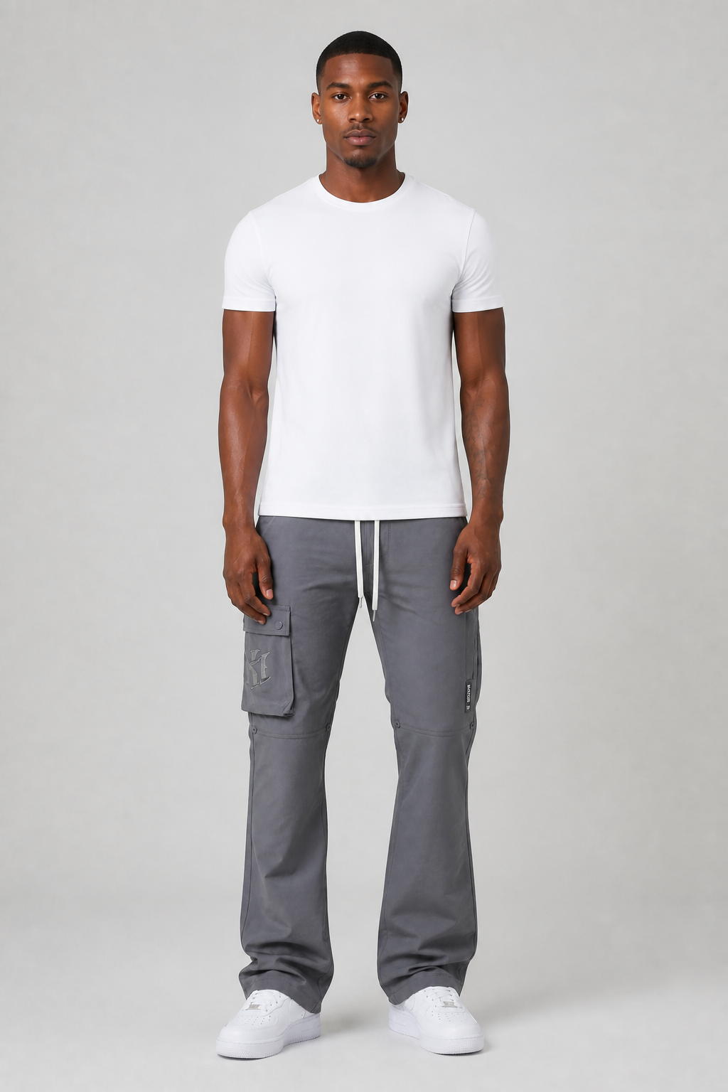 Makobi "Adorni Elite Club" Nylon Stacked Pants