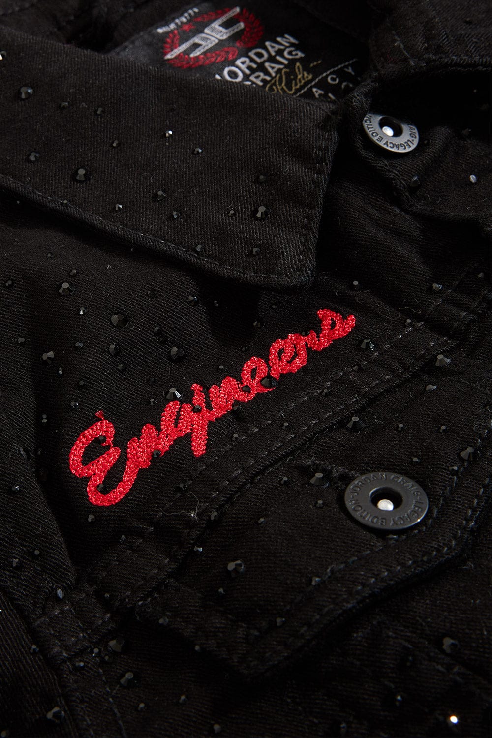 Jordan Craig Kids "The Local Dealer" Rhinestone Denim Trucker Jacket