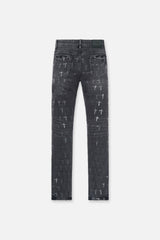 RTA Bryant Skinny Jean - Noir Coated Grey
