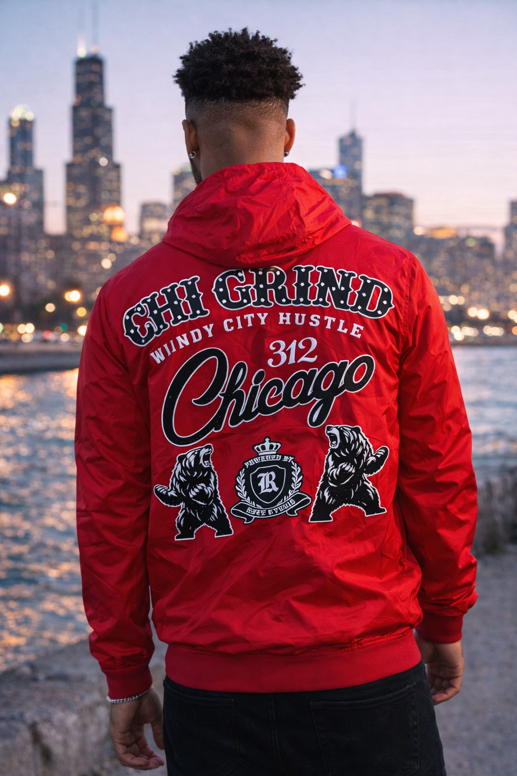 Roku Men's Custom "Chi Grind" Jacket