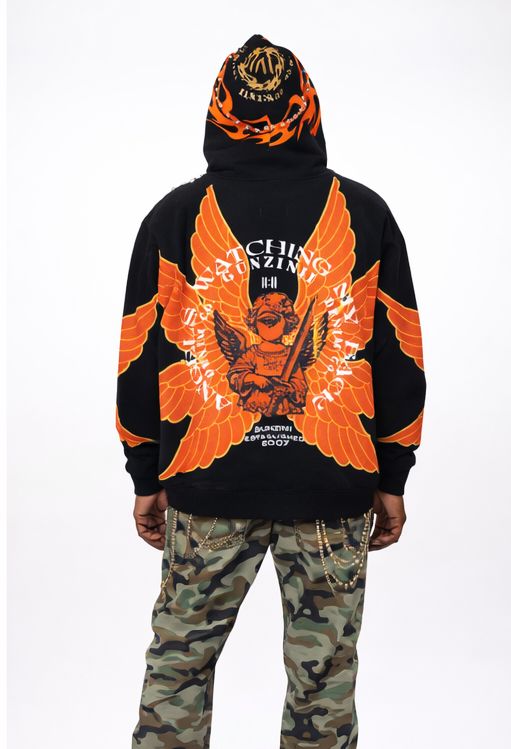 Gunzinii "Angels Watching" French Terry Hoodie
