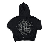 Mixed Emotion "Eclipse" Black Rhinestone Hoodie