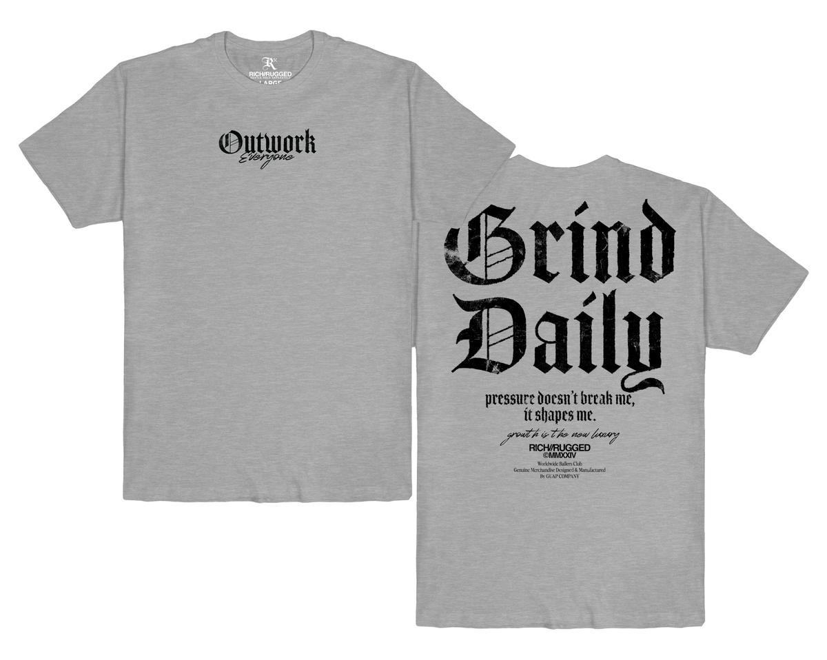 Rich/Rugged "Grind Daily" Graphic T-Shirt