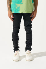 Serenede "Caviar 7" Wax Jet Black Jeans
