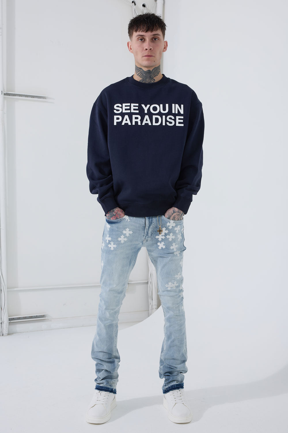 See You In Paradise Fleece Crewneck Sweater