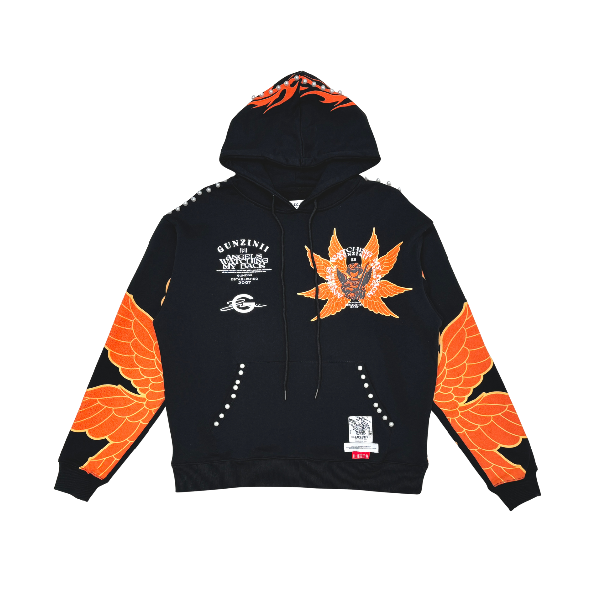 Gunzinii "Angels Watching" French Terry Hoodie