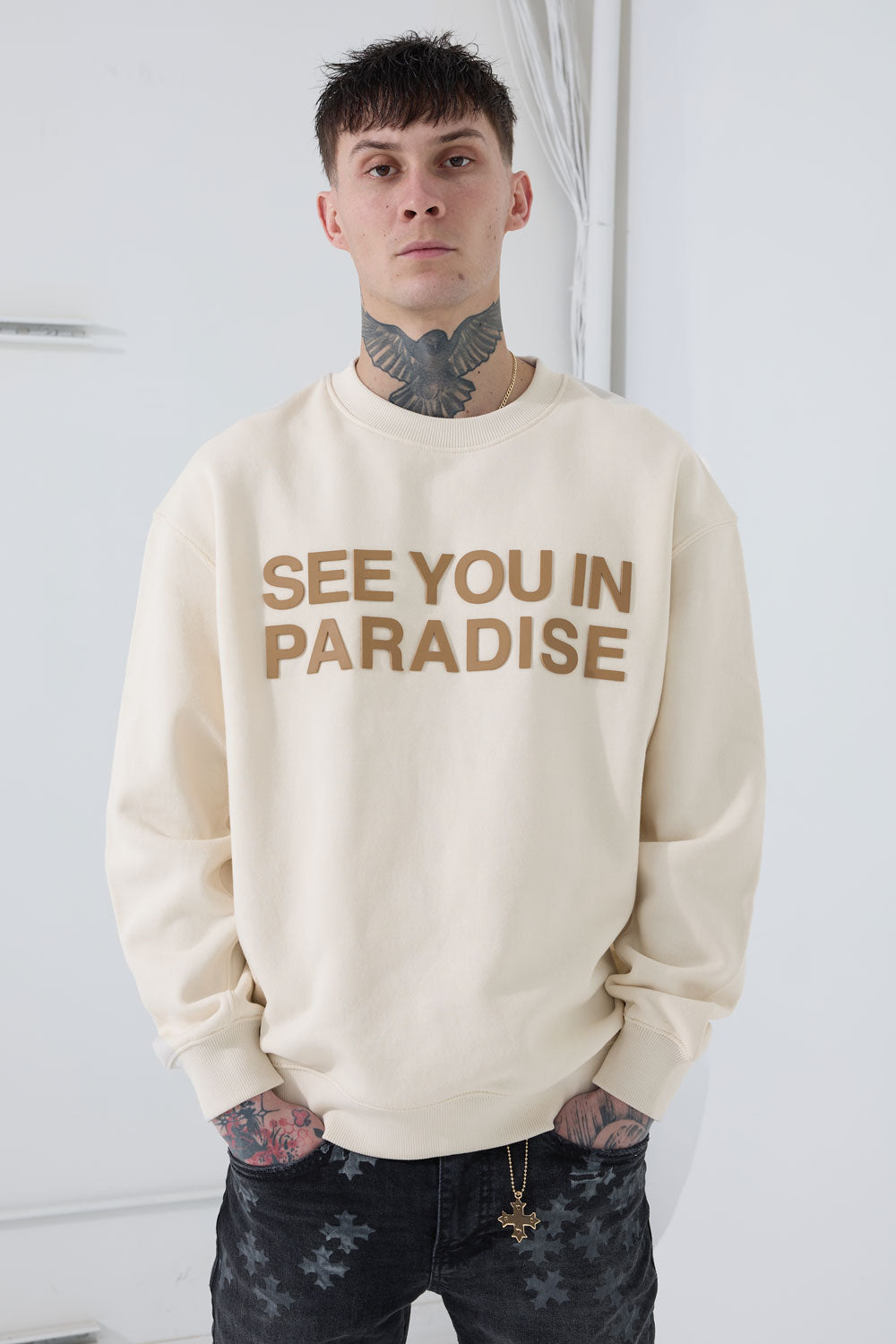 See You In Paradise Fleece Crewneck Sweater