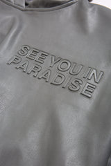 See You In Paradise Leather Hoodie Separate