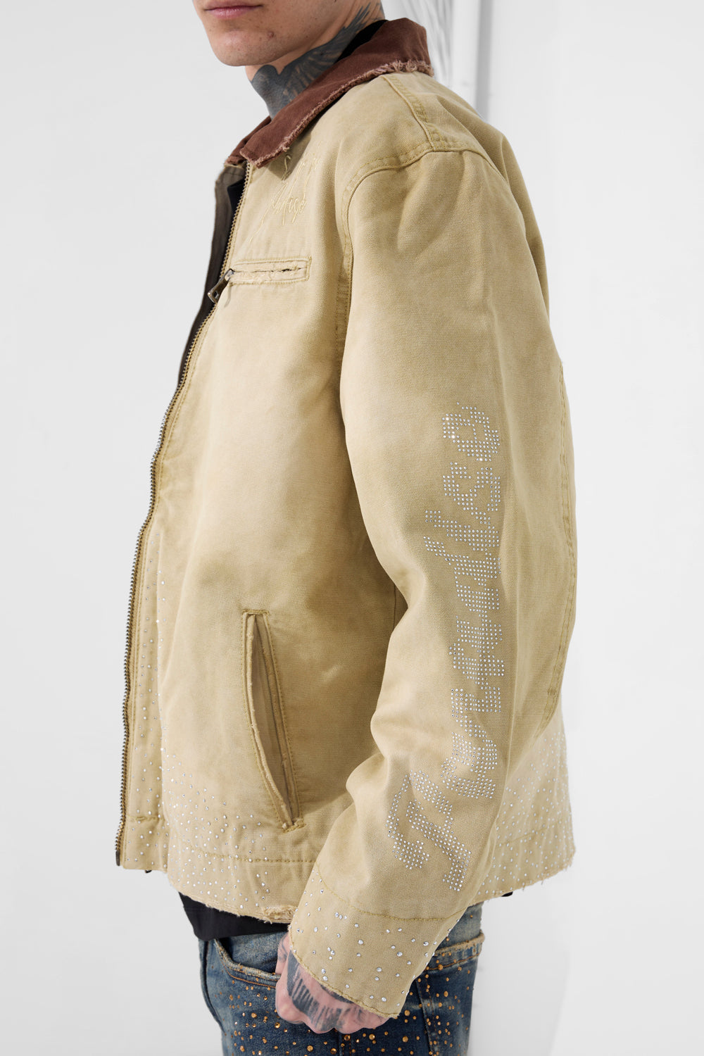 See You In Paradise "Lucid Dreams" Rhinestone Work Jacket