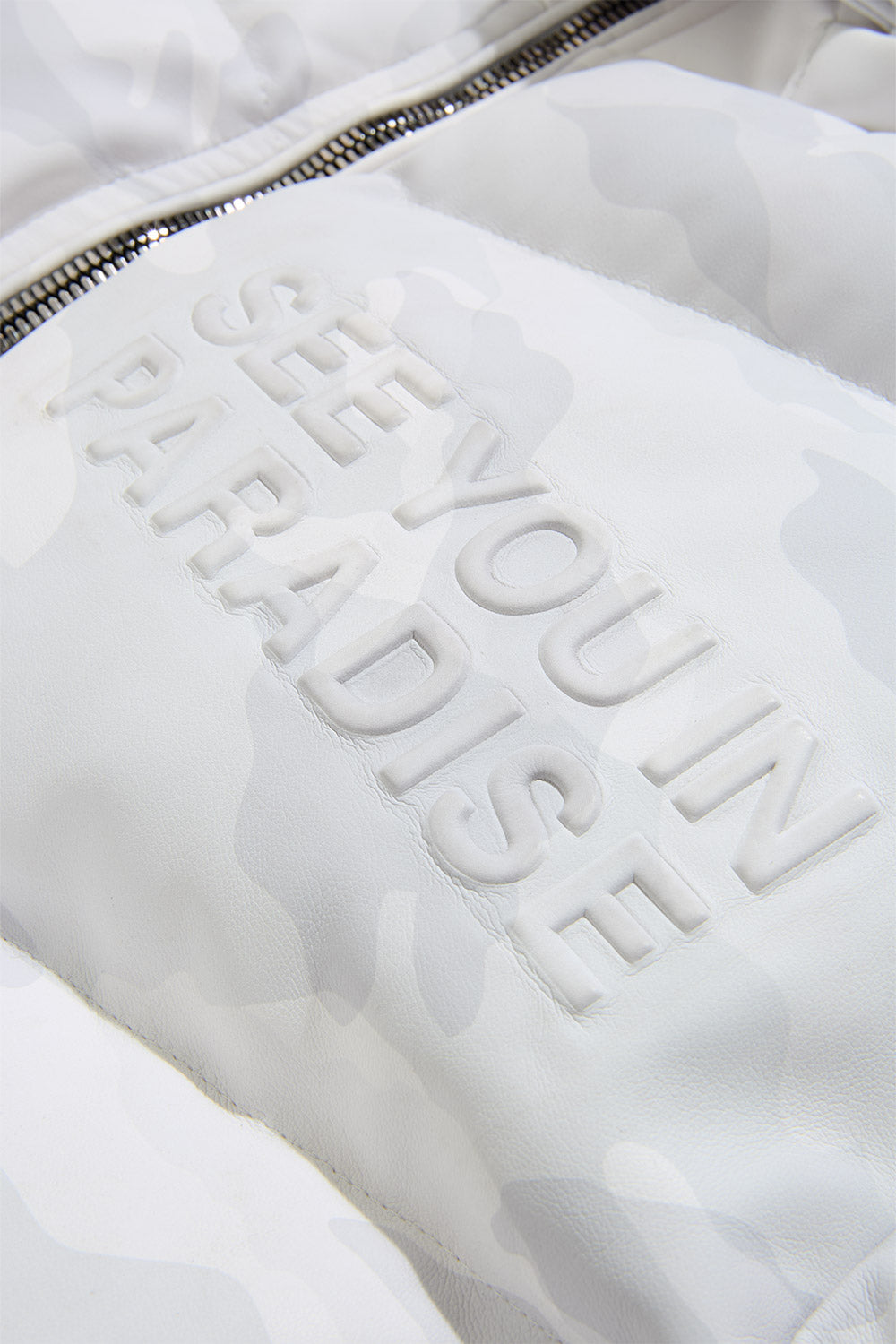 See You In Paradise "The Wild One" Puffer Leather Jacket