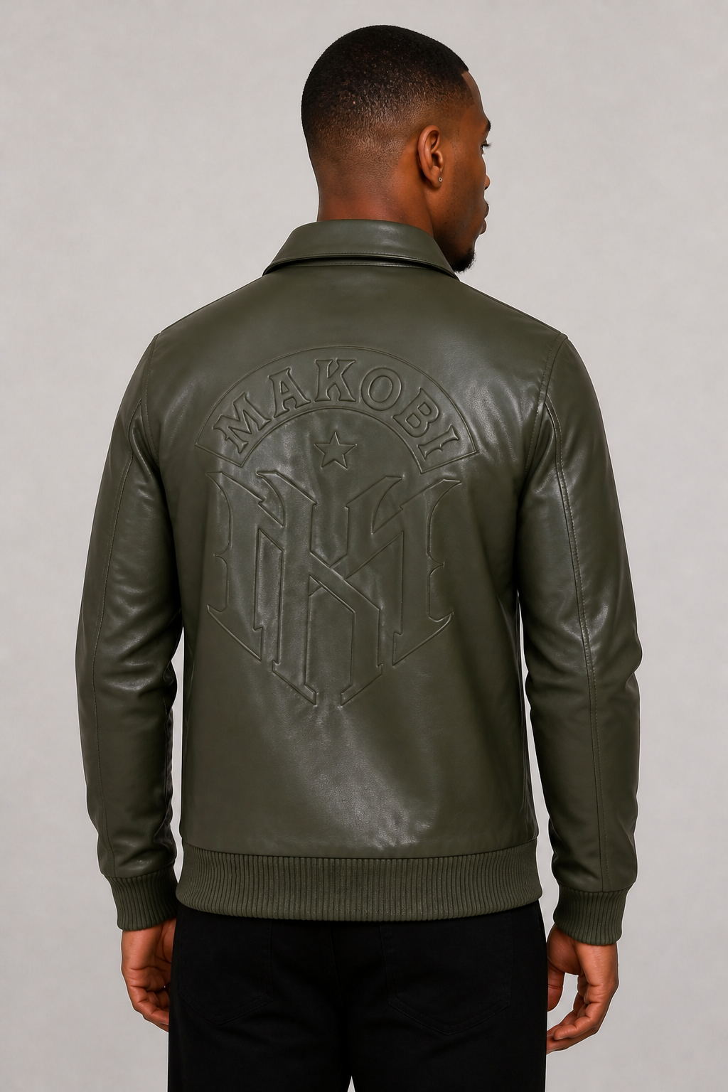 Makobi "Azzuri" PU Leather Jacket
