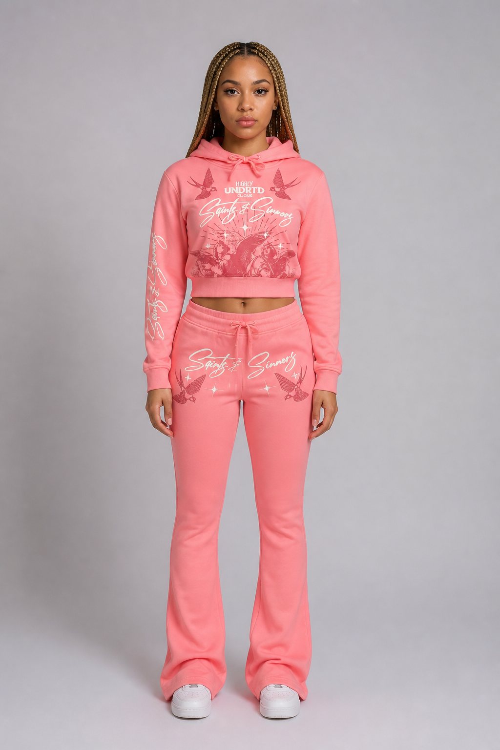 Highly Undtrd Women's "Saint and Sinners" Jogging Set