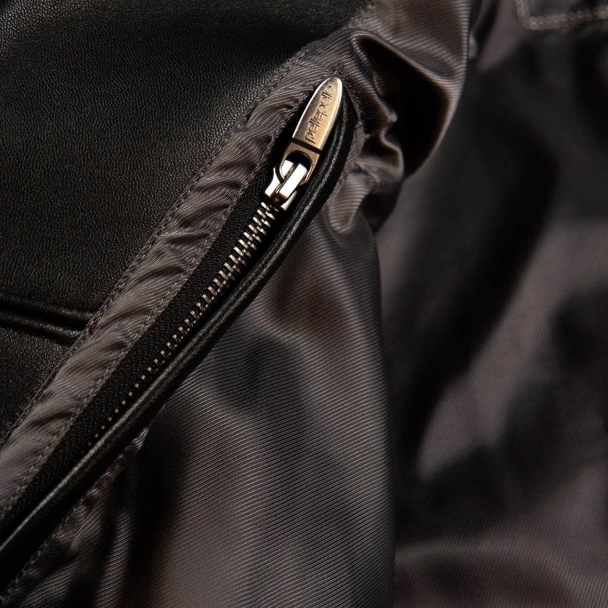 Pelle Pelle "True to Our Roots" Rhinestone Leather Jacket - Black